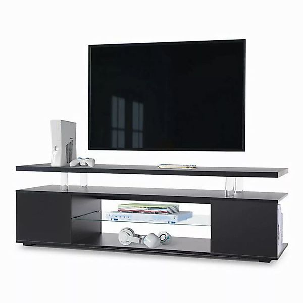 OKWISH TV-Schrank Fernsehtisch TV-Regal Lowboard TV Board,TV Stand für 65 Z günstig online kaufen