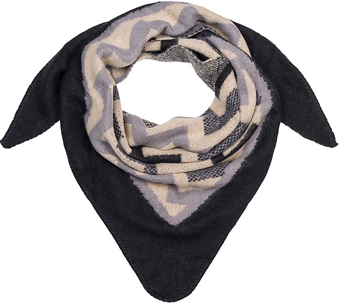 styleBREAKER XXL-Schal Web Dreiecktuch Zick-Zack, (1-St) günstig online kaufen
