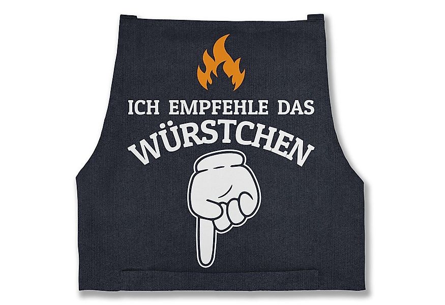 Shirtracer Kochschürze Ich empfehle das Würstchen - Grillfan Geschenk Grill günstig online kaufen