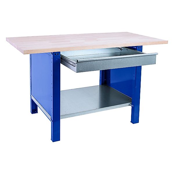 PROREGAL Werkbank BUFFALO WOOD Mit 1x Schublade HxBxT 86,5x180x75cm Traglas günstig online kaufen