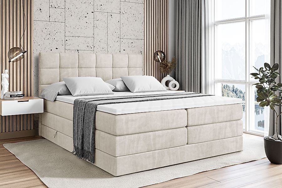 ALTDECOR Boxspringbett APO KING (mit Matratze günstig online kaufen