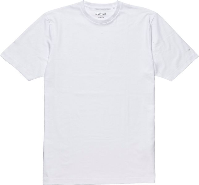 MARVELIS T-Shirt (Packung, 2-tlg) Doppelpack, basic, Rundhals, Unterziehshi günstig online kaufen