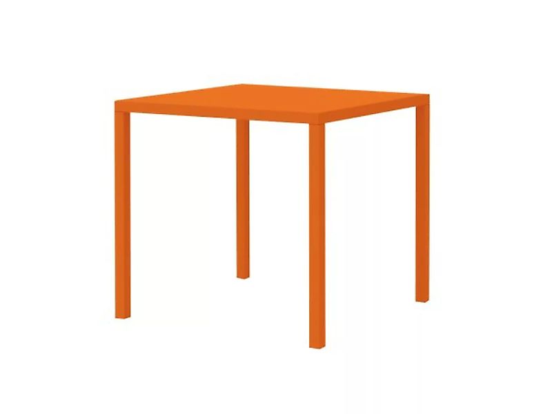 Terrassentisch Quatris 80x80x75 cm orange AR günstig online kaufen