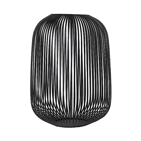 Windlicht Lito L | Ø 33 cm, H 45 cm Schwarz günstig online kaufen