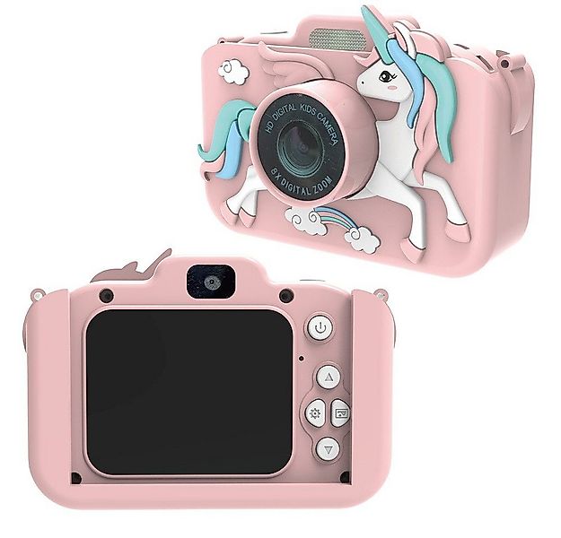 POPOLIC Kinderkamera 1080P 2,0-Zoll-Bildschirm Kamera Kinder mit 64GB-Karte günstig online kaufen