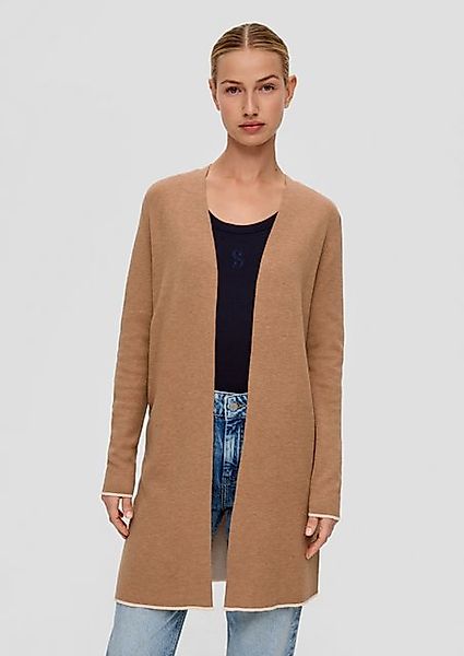 s.Oliver Strickjacke Long-Cardigan in Doubleface-Qualität günstig online kaufen