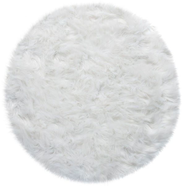 Paco Home Fellteppich "Playa 960" rund 64 mm Höhe Kunstfell, Flokati-Optik, günstig online kaufen