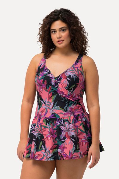 Ulla Popken Badekleid Badekleid Blätter Softcups günstig online kaufen