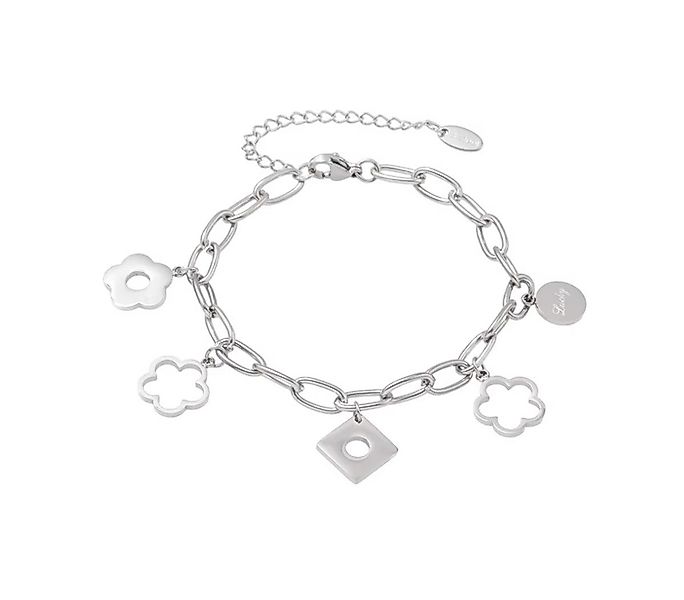 Lale Collection® Charm-Armband Gold Kleeblatt Schmuck günstig online kaufen