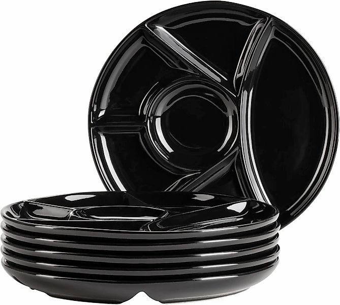 MÄSER Fondueteller "Fondueteller Set, aus Porzellan, Ø 21,5 cm" Geschirr-Se günstig online kaufen