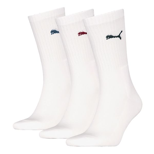 PUMA Socken "PUMA UNISEX CREW SOCK 3P", (3 Paar), mit farblichem Logo günstig online kaufen
