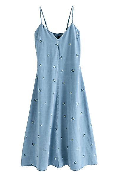 Next Jeanskleid Denim-Maxikleid aus Lyocell mit günstig online kaufen