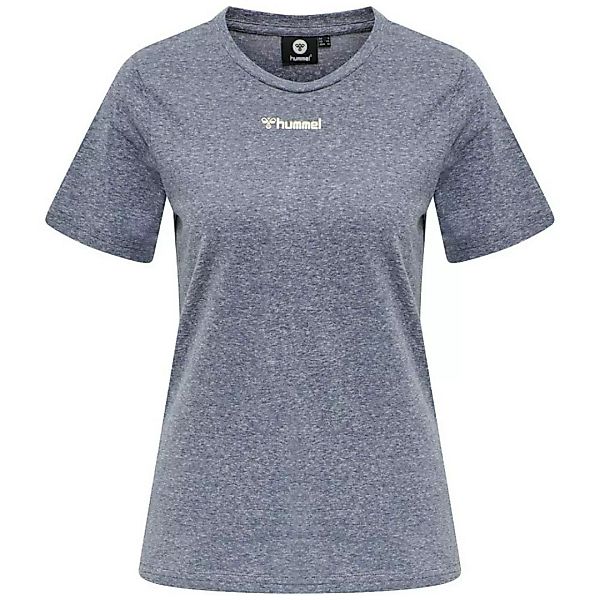 Hummel Zandra Kurzärmeliges T-shirt M Blue Nights Melange günstig online kaufen