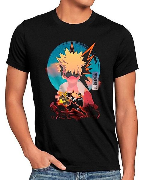 style3 T-Shirt Katsuki Attack anime manga my hero academia cosplay günstig online kaufen