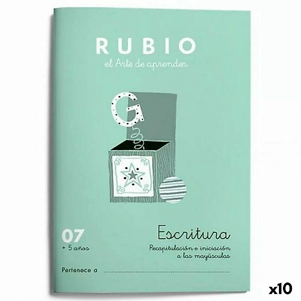 Schreib- Und Kalligraphie-notizbuch Rubio Nº07 Spanisch 20 Bettlaken 10 Stü günstig online kaufen
