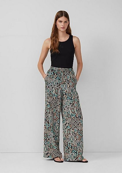 s.Oliver Chinos Hose Wide-Leg-Hose im Relaxed Fit aus Viskosemix günstig online kaufen