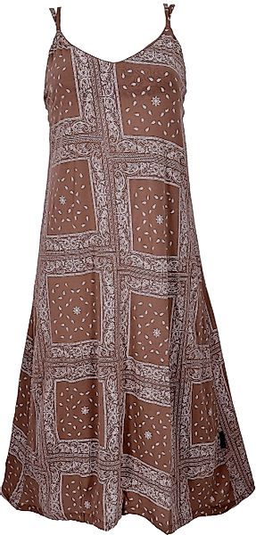 Guru-Shop Midikleid Midikleid mit Patchworkdruck, Sommerkleid,.. günstig online kaufen