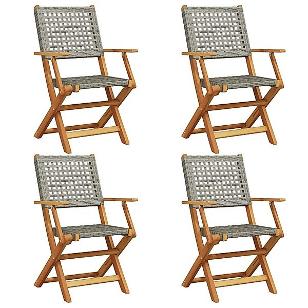 vidaXL Gartenstuhl Gartenstühle 4 Stk. Klappbar günstig online kaufen