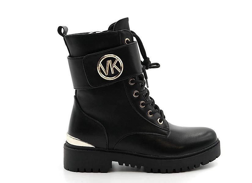 Sonderpostendiscount Damenstiefel Schwarz mit seitlichem Reissverschluss Mo günstig online kaufen