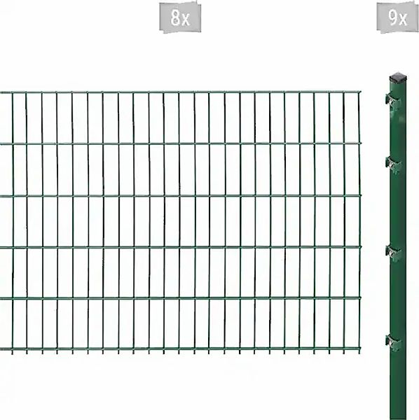 Arvotec Doppelstabmattenzaun »ESSENTIAL 103 zum Einbetonieren« Zaunhöhe 103 günstig online kaufen