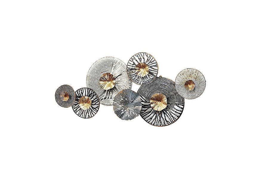 Kobolo Wandbild Metallbild 3D -ROOTS- Anthrazit-Silber-Gold, mit außergewöh günstig online kaufen