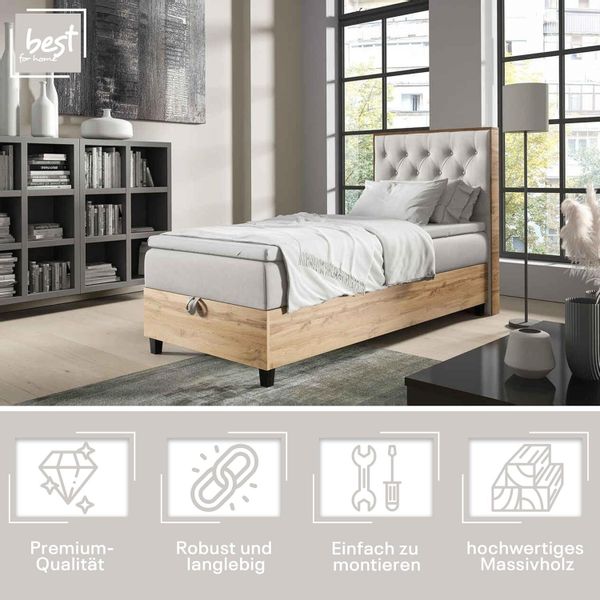 Best for Home Boxspringbett mit Bettkasten günstig online kaufen