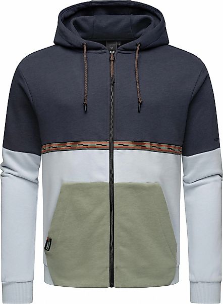 Ragwear Kapuzensweatjacke "Blocky" Herren Basic Sweatjacke mit Kapuze günstig online kaufen