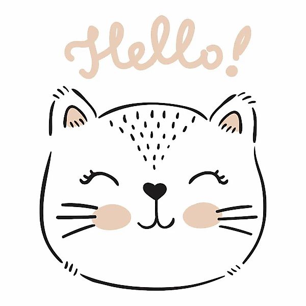 queence Dekokissen "Hello" Kissenhülle ohne Füllung, 1 Stück günstig online kaufen
