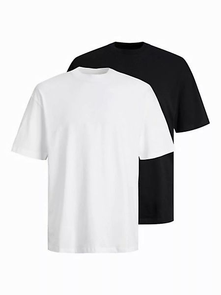 Jack & Jones Rundhalsshirt JJEBRADLEY TEE SS O-NECK 2PK MP NOOS (2-tlg) günstig online kaufen