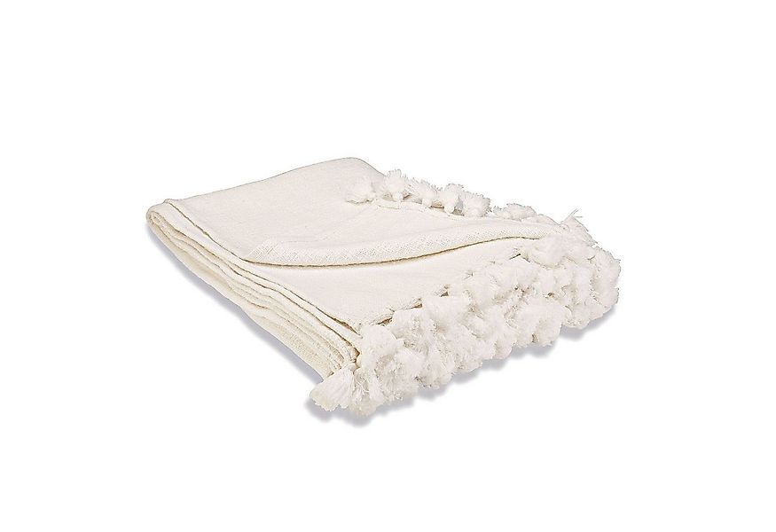 Mirabeau Tagesdecke Plaid Amlamé weiß günstig online kaufen