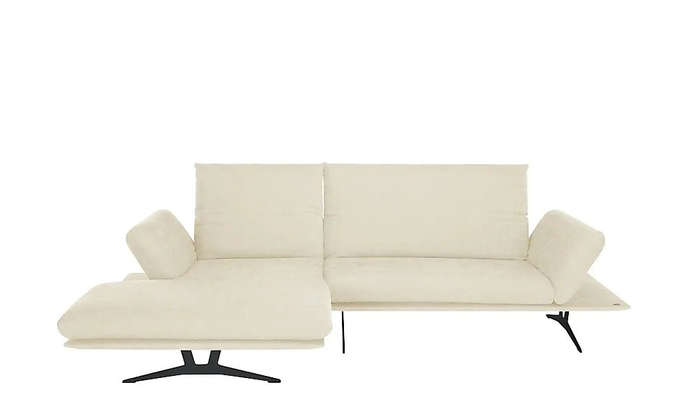 KOINOR Ecksofa  aus Flachgewebe Francis  ¦ creme ¦ Maße (cm): B: 284 H: 93 günstig online kaufen