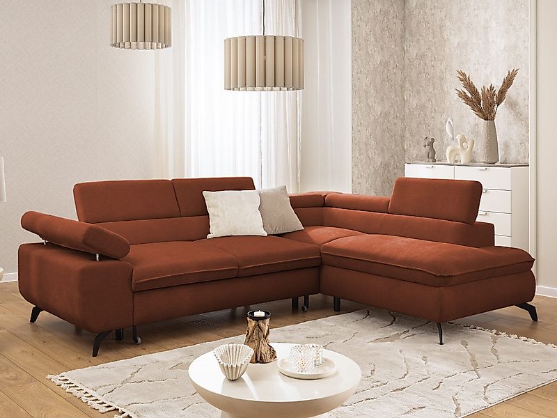 S-Style Möbel Ecksofa Bonnie mit Schlaffunktion günstig online kaufen
