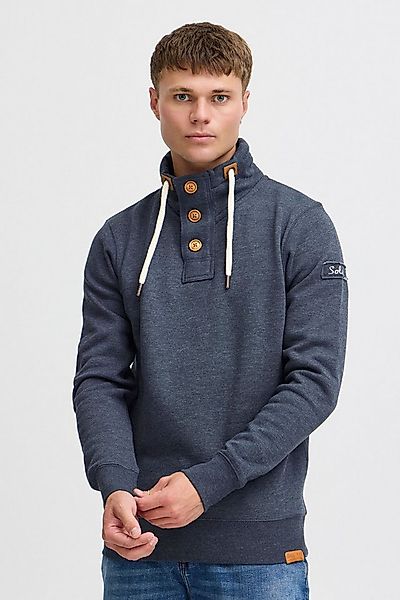 !Solid Stehkragenpullover SDTripTroyer Sweatpullover mit Knopfleiste günstig online kaufen