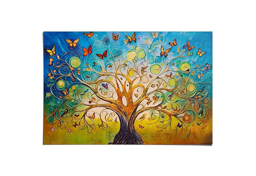 Reinders! Poster Colourful Tree of Life günstig online kaufen