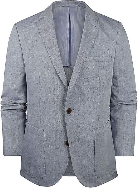 Steppin' Out Blazer Leinen Medium Blau - Größe 48 günstig online kaufen