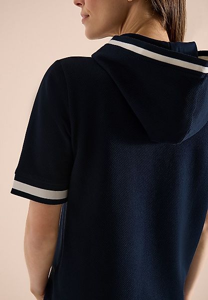 CECIL Kapuzenshirt in strukturierter Qualität mit Rippdetails günstig online kaufen