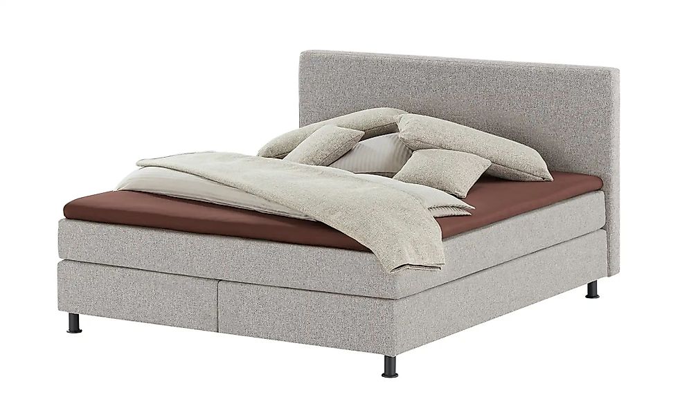 Wohnwert Boxspringbett  Dormian Boro ¦ grau ¦ Maße (cm): B: 160 H: 112 Bett günstig online kaufen