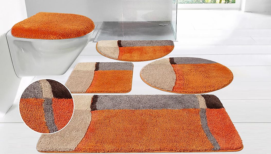 my home Badematte "Belio, Badvorleger, Badezimmer Teppich" Höhe 20 mm rutsc günstig online kaufen