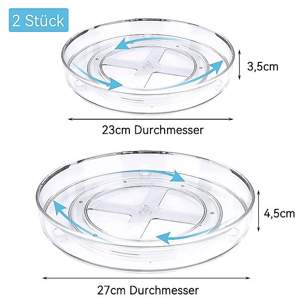 SURFOU Gewürzregal Kosmetik-organizer Kühlschrank Organizer, 2er günstig online kaufen