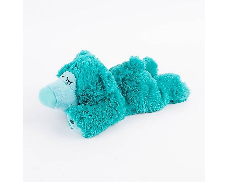 Dekokissen Warmies Wärmestofftier schlafender Bär türkis Hirse-Lavendelfüll günstig online kaufen