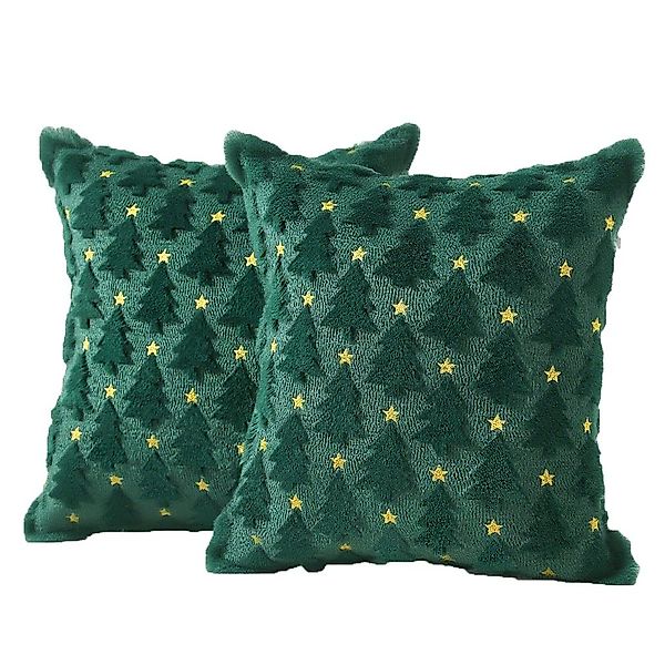 CLTYQ Kissenbezug Kissenbezug Weihnachten 2 Stück, günstig online kaufen