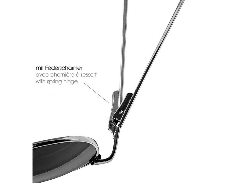 Caspar Sonnenbrille SG005 Unisex Retro Pilotenbrille günstig online kaufen