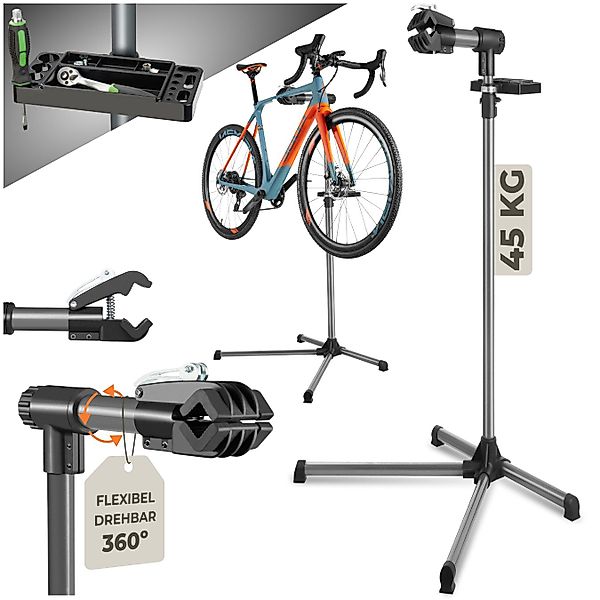 tectake Fahrrad-Montageständer Fahrradmontageständer günstig online kaufen