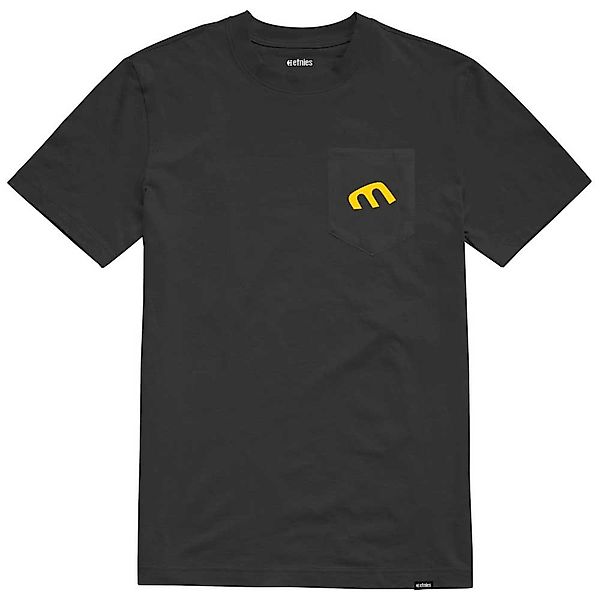Etnies Style E Pocket Kurzärmeliges T-shirt M Black / Yellow günstig online kaufen