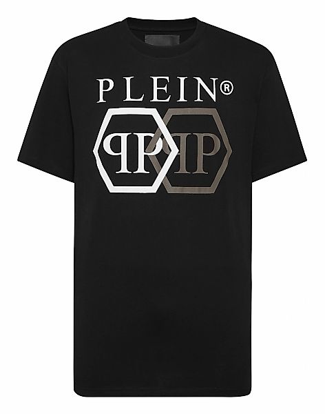 PHILIPP PLEIN T-Shirt "Hexagon Mit Schmucksteinen" günstig online kaufen