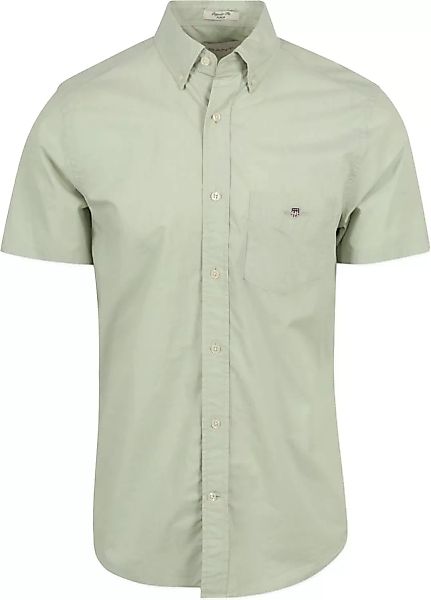 Gant Hemd Short Sleeve Hellgrün - Größe XXL günstig online kaufen
