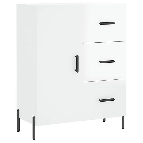 vidaXL Sideboard Hochglanz-Weiß 69,5x34x90 cm Holzwerkstoff 827926 günstig online kaufen