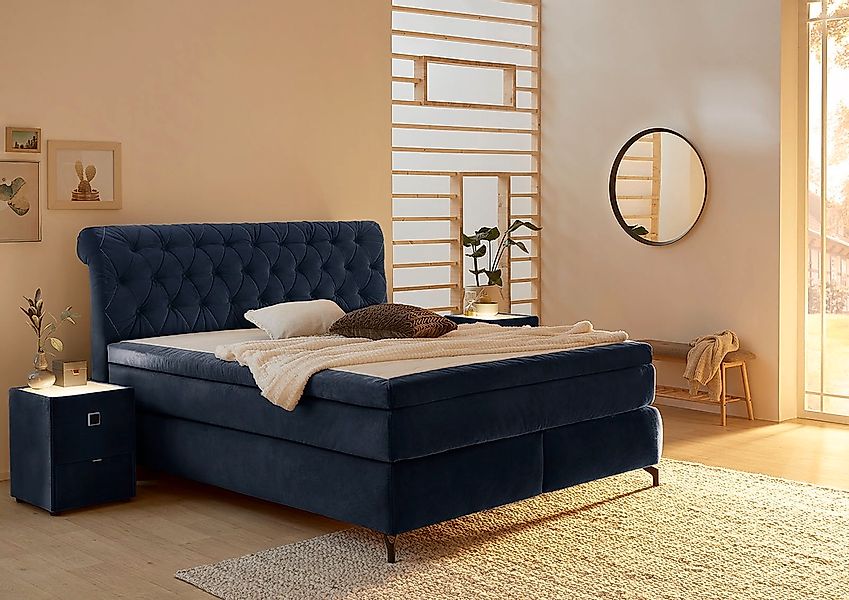 Jockenhöfer Gruppe Boxspringbett "Scarlett mit einer hochwertigen 7-Zonen-T günstig online kaufen