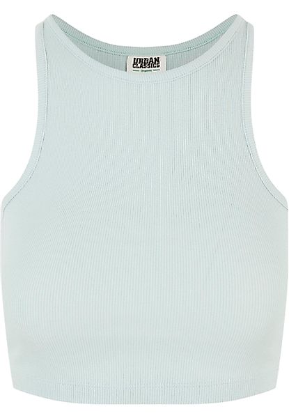 URBAN CLASSICS Muskelshirt "Urban Classics Damen Ladies Organic Cropped Rib günstig online kaufen