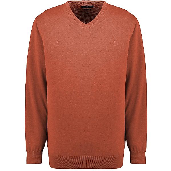 CASA MODA Feinstrickpullover aus Pima-Baumwolle Farbe terra Größe: 3XL günstig online kaufen